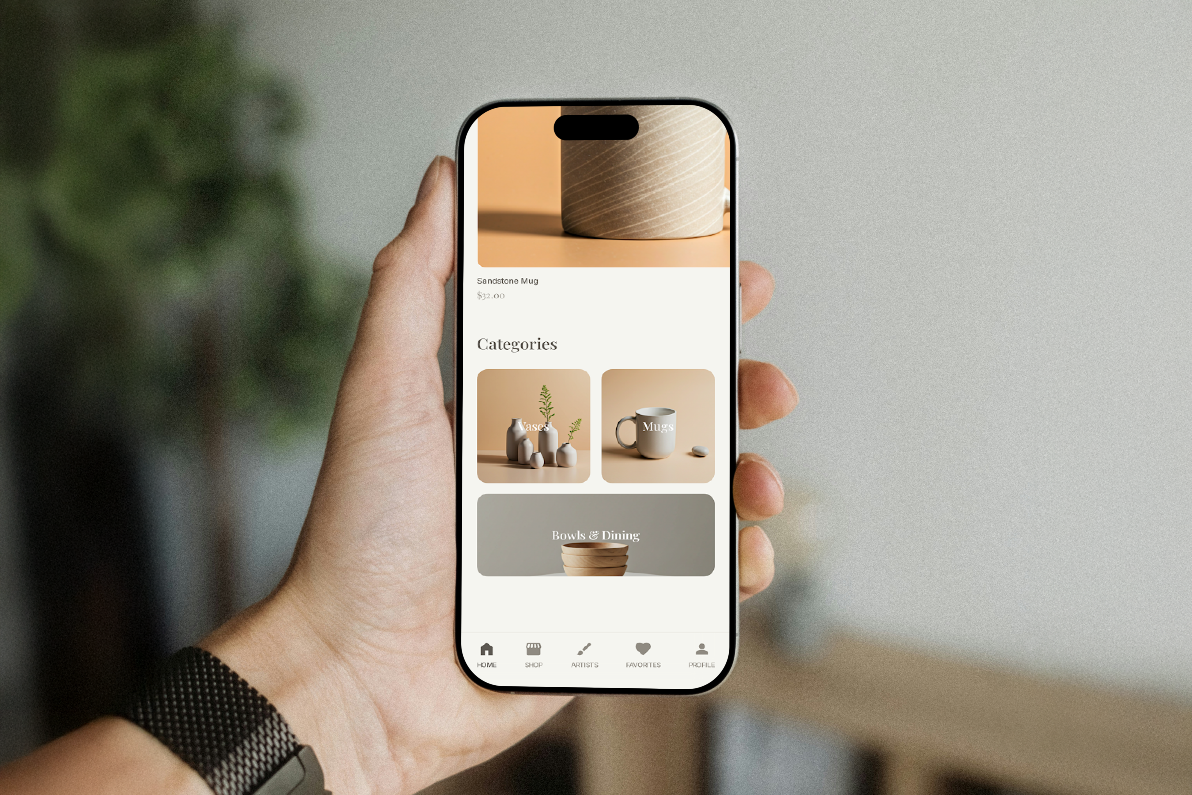 Ceramic Shop UI